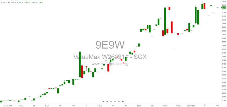 ValueMax Group Issues 584,000 New Shares Following Warrant Exercise at S$0.36 Each 1